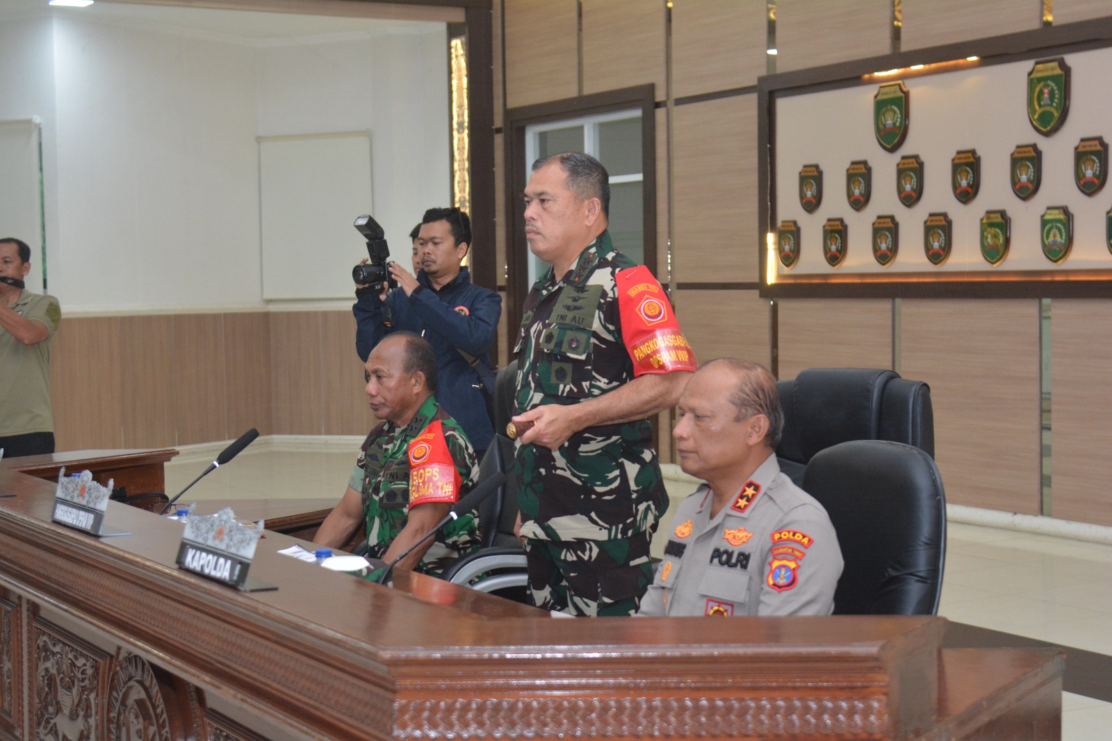 Pangkogabwilhan II, Marsdya TNI Khairil Lubis yang memimpin langsung kegiatan TFG